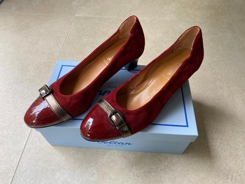 Bruin rode, roestkleurige lederen daime schoenen Voltan maat, Kleding | Dames, Schoenen, Zo goed als nieuw, Schoenen met lage hakken