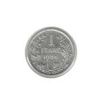 Belgique, 1 Franc 1904 FR., Postzegels en Munten, Zilver, Ophalen of Verzenden, Losse munt, Zilver