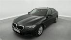 BMW 5 Serie 520 520eA PHEV NAVI / CUIR / FULL LED (bj 2022), Auto's, Automaat, Gebruikt, 4 cilinders, Zwart