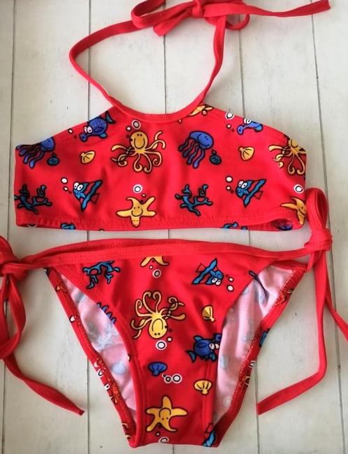 Bikini met Zeediertjes Print in Supermooie Rode Kleur, Enfants & Bébés, Maillots de bain pour enfants, Neuf, Ensemble de bikini