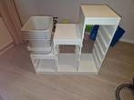 Trofast opberger wit met bijhorende bakken. GERESERVEERD, Enlèvement, Comme neuf