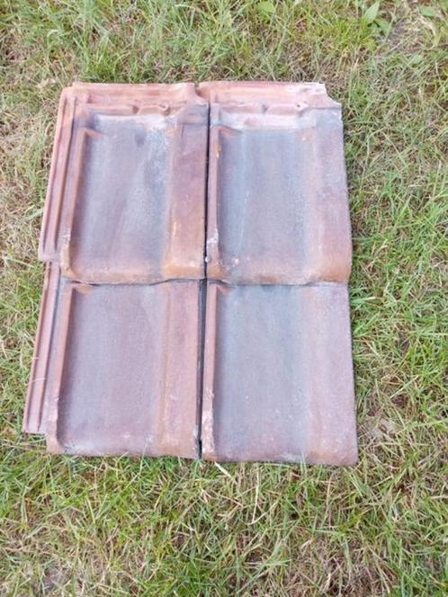 ⚠️ Hères-tegels — grote hoeveelheid, Doe-het-zelf en Bouw, Dakpannen en Dakbedekking, Gebruikt, Dakpannen, Rood, 15 m² of meer