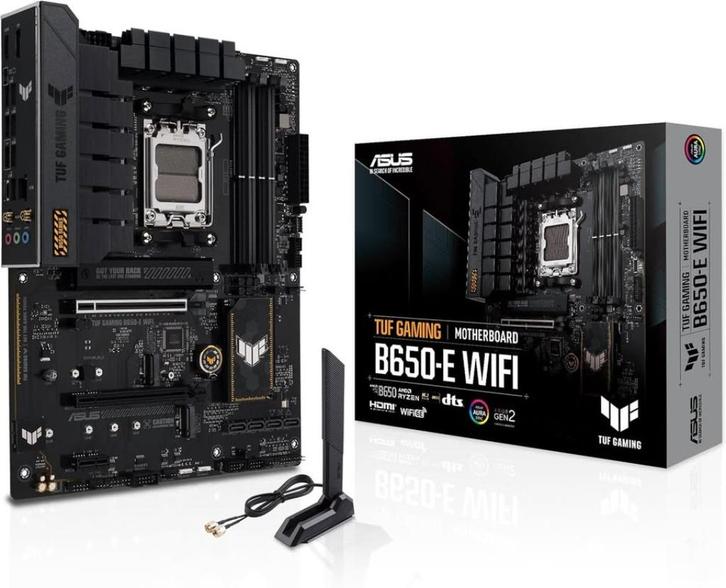 ASUS B650-E WiFi &Ram moederbord (2x16gb)32gb 5600 Mhz Nieuw, Computers en Software, Moederborden, Nieuw, AMD, DDR5, Ophalen