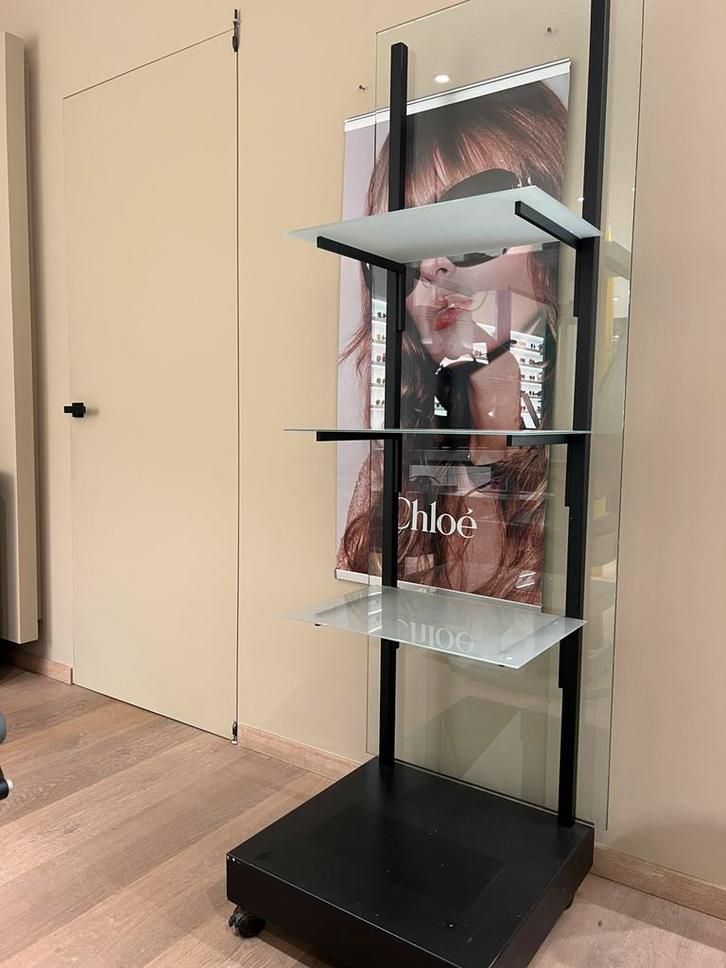 Etalage Blok, Maison & Meubles, Armoires | Vitrines, Comme neuf, 150 à 200 cm, 50 à 100 cm, Métal, Enlèvement