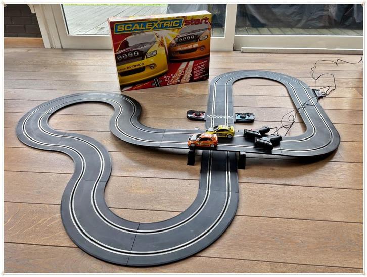 SCALEXTRIC - RALLY CHAMPIONS 1:32 – 6,20M, Kinderen en Baby's, Speelgoed | Racebanen, Zo goed als nieuw, Racebaan, Elektrisch