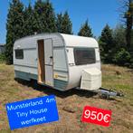 Caravan werfkeet foodtruck bouw tuin paarden weide bos retro, Ophalen