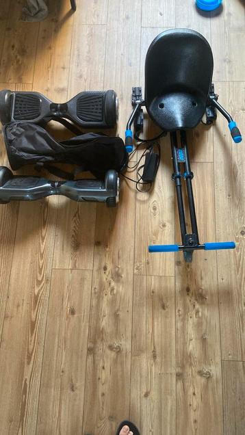 1 Houverboards + stoeltje + zakje+ lader beschikbaar voor biedingen