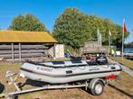 Quicksilver 420HD, 20pk Mercury, trailer, Watersport en Boten, Ophalen, Aluminium, Quicksilver, Gebruikt