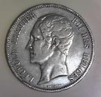 5 Francs - Léopold I 1865, Postzegels en Munten, Munten | België, Ophalen of Verzenden, Zilver, Losse munt