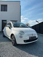 Fiat 500 1.4 16v Sprot Euro5 Benzine, Auto's, Fiat, Voorwielaandrijving, Wit, Leder, Bruin