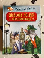 Geronimo Stilton - Sherlock Holmes, meesterspeurder, Geronimo Stilton, Ophalen of Verzenden, Zo goed als nieuw