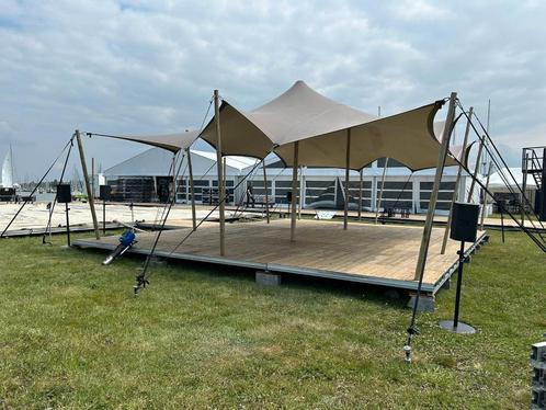 Stretchtent/feesttent/receptietafels te huur, Hobby en Vrije tijd, Feestartikelen | Verhuur, Ophalen of Verzenden
