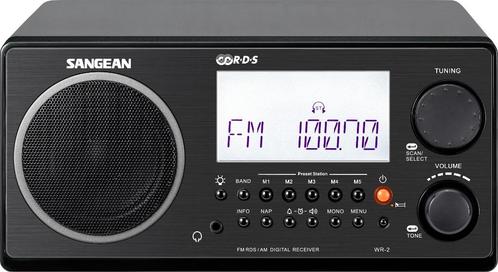 SANGEAN WR-2 Retro AM/FM Radio met wekker | NU 50% KORTING!, Audio, Tv en Foto, Radio's, Nieuw, Radio, Ophalen of Verzenden
