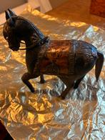 Houten paardje met metalen belegsel, Antiek en Kunst, Ophalen