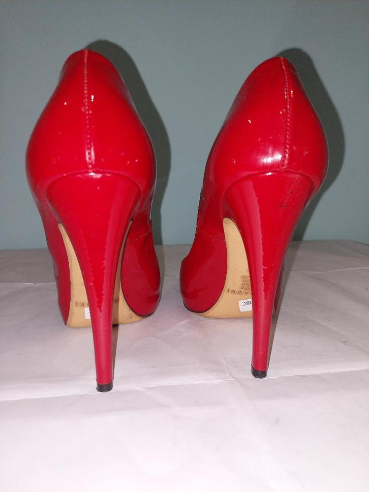 708C* Casadei - sexy shoes rouges cuir verni high heels (38), Vêtements | Femmes, Chaussures, Porté, Escarpins, Rouge, Envoi