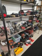 Lot materialen voor klusdienst schuurmachines slijpschijven, Ophalen