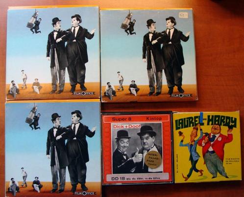 5 films LAUREL & HARDY sur film super 8mm, TV, Hi-fi & Vidéo, Bobines de film, Film 8 mm, Enlèvement ou Envoi