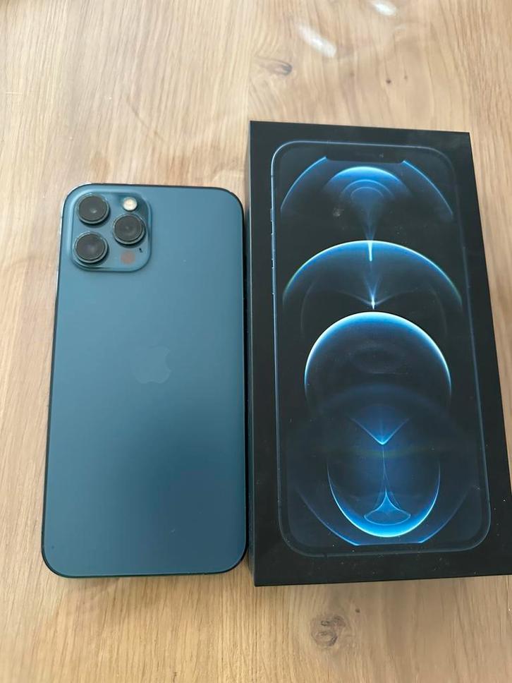 Apple iPhone 12 Pro Max, Telecommunicatie, Mobiele telefoons | Apple iPhone, 128 GB, iPhone 12 Pro Max, Blauw, Ophalen