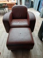 Art Deco fauteuil

., Huis en Inrichting, Ophalen, Gebruikt, Eenpersoons, Leer