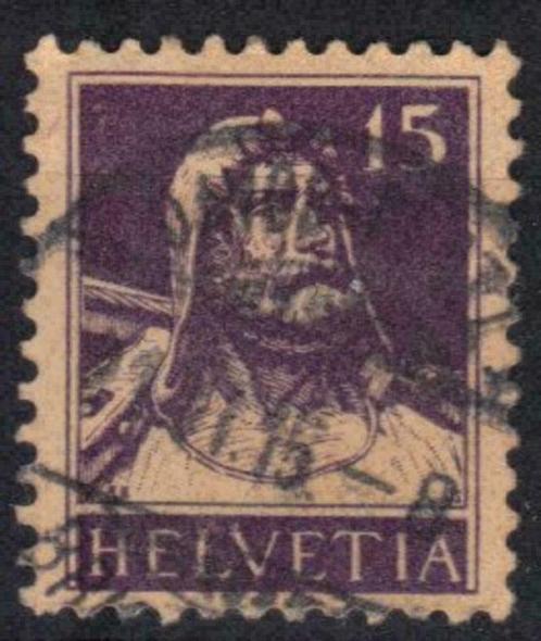 Zwitserland 1914-1918 - Yvert 141a - Willem Tell (ST), Postzegels en Munten, Postzegels | Europa | Zwitserland, Gestempeld, Verzenden