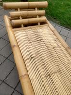 Bamboe Bed, Comme neuf, Beige, 90 cm, Autres matériaux