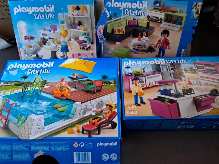 4x playmobil, Enfants & Bébés, Jouets | Playmobil, Utilisé, Enlèvement