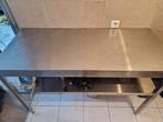 Inox werktafel keuken ggm gastro 140 x 60, Huis en Inrichting, Ophalen, Zo goed als nieuw