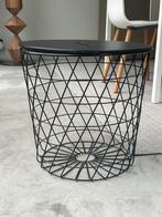 IkEA KVISTBRO Opbergtafel, zwart, 44 cm, Huis en Inrichting, Ophalen, Gebruikt, Mand
