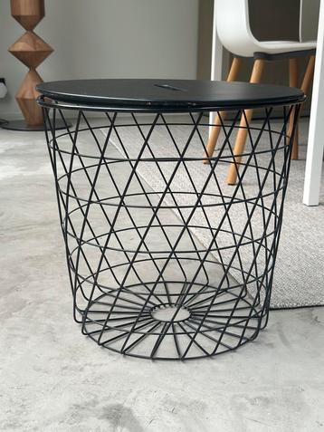 IkEA KVISTBRO Opbergtafel, zwart, 44 cm beschikbaar voor biedingen