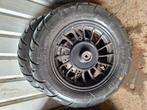 Banden met velg gts neco btc iva 50cc scooter, Fietsen en Brommers, Ophalen of Verzenden, Carburateur