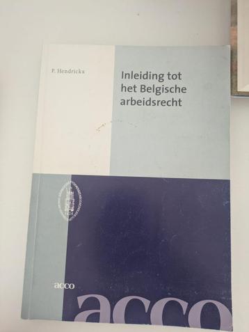 Introduction au droit du travail belge, Enlèvement ou Envoi, Utilisé, Personnel et Organisation, F. Hendrickx
