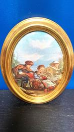 Magnifique ancien cadre en soie, Antiek en Kunst, Antiek | Woonaccessoires, Ophalen