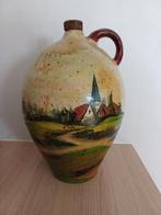 Beschilderde vaas / wijnkruik, Antiek en Kunst, Ophalen of Verzenden
