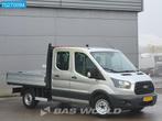 Ford Transit 105pk Euro6 Trekhaak Open Laadbak Dubbel cabine, Auto's, Bestelwagens en Lichte vracht, Euro 6, 4 cilinders, 7 zetels