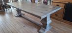 Grote massieve houten eettafel, Huis en Inrichting, Ophalen, Gebruikt, 100 tot 150 cm, 200 cm of meer