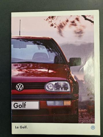 Volkswagen Golf 3 1995 brochure 40 pagina's Frankrijk beschikbaar voor biedingen