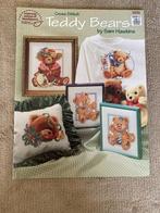 Boek cross stitch 'Teddy Bears'. Sam Hawkins, Livres, Loisirs & Temps libre, Comme neuf, Enlèvement ou Envoi, Broderie ou Couture