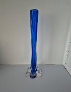 Vintage Spiral Swirl glazen vaas., Huis en Inrichting, Ophalen of Verzenden, Zo goed als nieuw