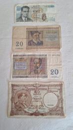 Oude Belgische bankbiljetten, Postzegels en Munten, Ophalen, Los biljet