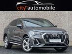 Audi Q3 Sportback 40 TDI QUATTRO S-TRONIC S-LINE (bj 2020), Auto's, Audi, Automaat, Gebruikt, Zwart, 4 cilinders