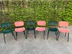 6 stoffen stoelen (velvet), Huis en Inrichting, Gebruikt, Ophalen of Verzenden