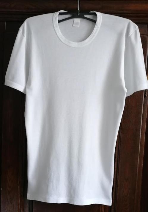 10 witte onderlijven, ronde-hals, korte mouw, Henri maat S, Kleding | Heren, Ondergoed, Ophalen of Verzenden