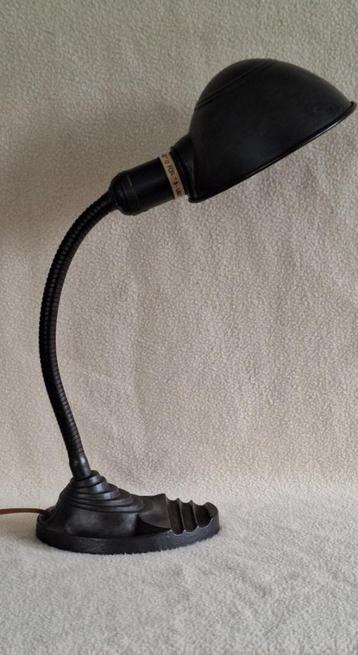 Belle lampe de bureau industrielle Art Déco Erpe Eagle, Enlèvement ou Envoi