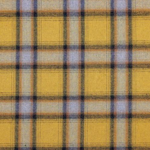 6118) 145x50cm Tissu de mode chaud carreaux jaune, Hobby & Loisirs créatifs, Tissus & Chiffons, Neuf, Coton, 120 cm ou plus, 30 à 200 cm
