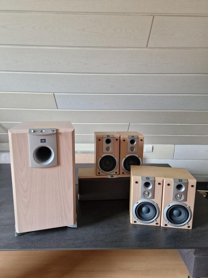 JBL 5.1-kanaals surround sound luidsprekersysteem, Audio, Tv en Foto, Luidsprekerboxen, Gebruikt, Complete surroundset, JBL, Ophalen