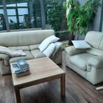 GRATIS zeer confortabele LEDEREN SALON IN ANILINELEDER, Ophalen, Gebruikt, Leer, Lederen salon, geen specifieke stijl