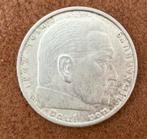 Zilveren Duitse 2Mark 1938B, Postzegels en Munten, Ophalen of Verzenden, Duitsland, Losse munt, Zilver