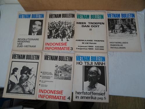 Vietnam Bulletin 1969 collection Vietnam Bulletin 7x rare, Livres, Journaux & Revues, Utilisé, Journal, Enlèvement ou Envoi
