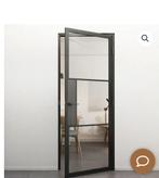 Stalen binnendeur met glas, Ophalen, 80 tot 100 cm, Binnendeur, Nieuw