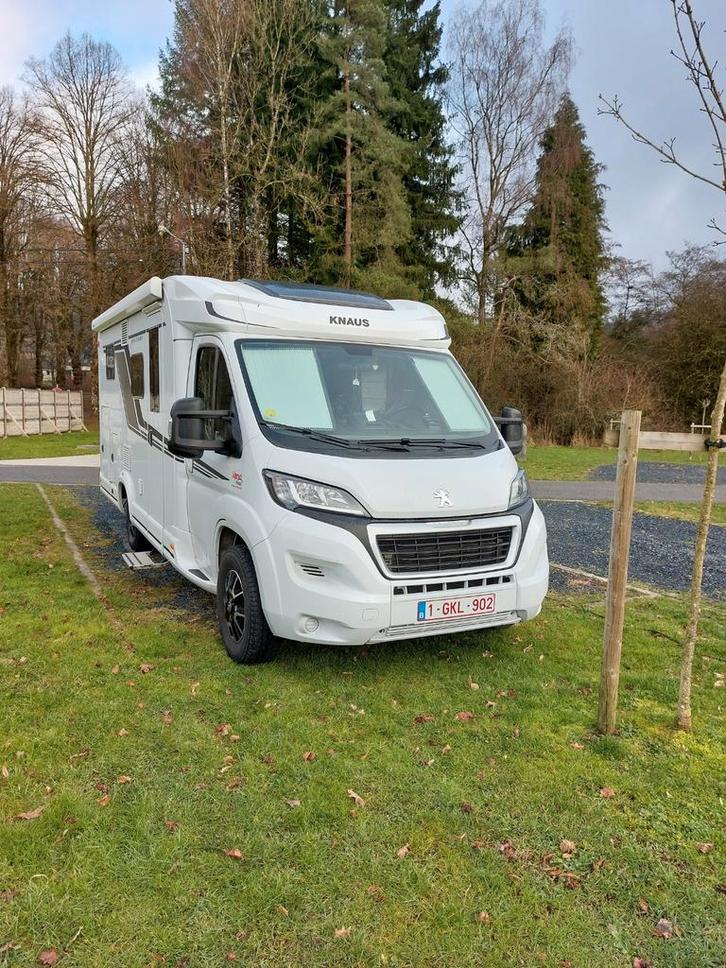 Moterhomes knaus, Caravans en Kamperen, Mobilhomes, Particulier, Knaus, Navigatie, TV, Elektrische opstap, Luifel, Verwarmde buitenspiegels